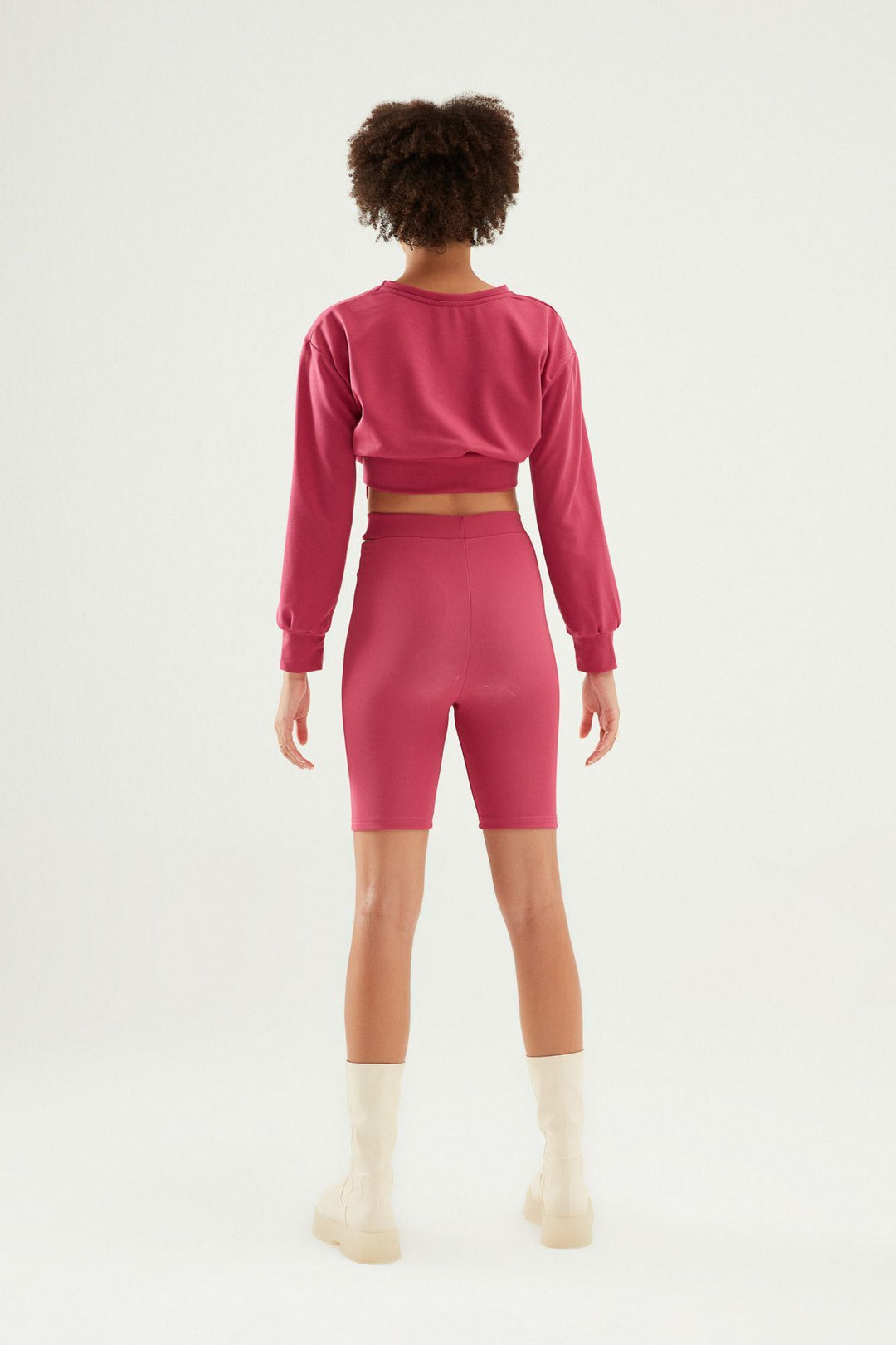 Decollete Biker Tights Orchid