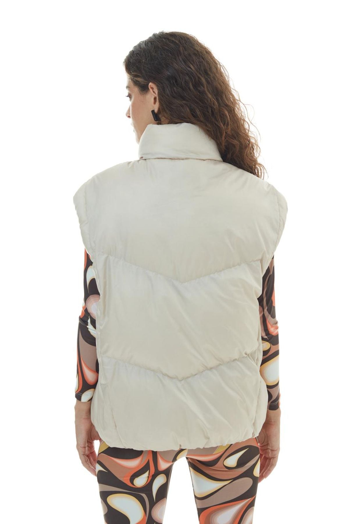 Zippered Inflatable Vest Stone