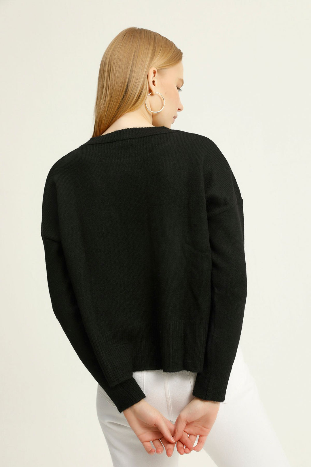 Crew Neck Sweater Black