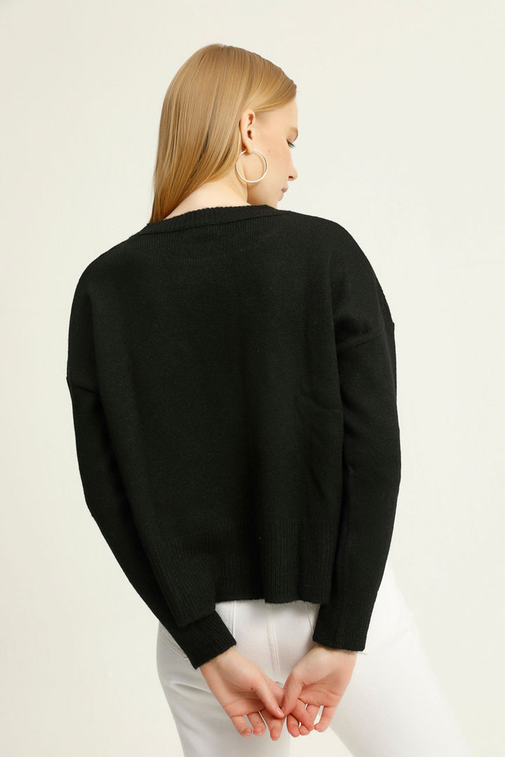 Crew Neck Sweater Black