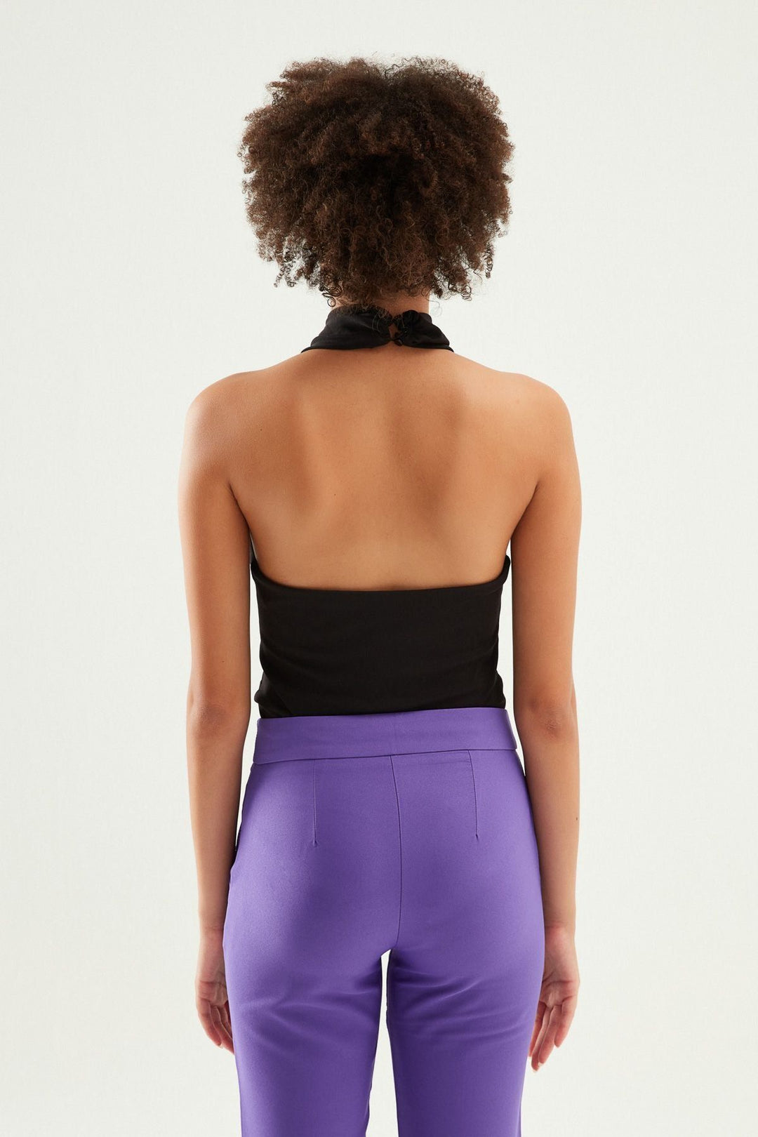 Cross Bodysuit Black