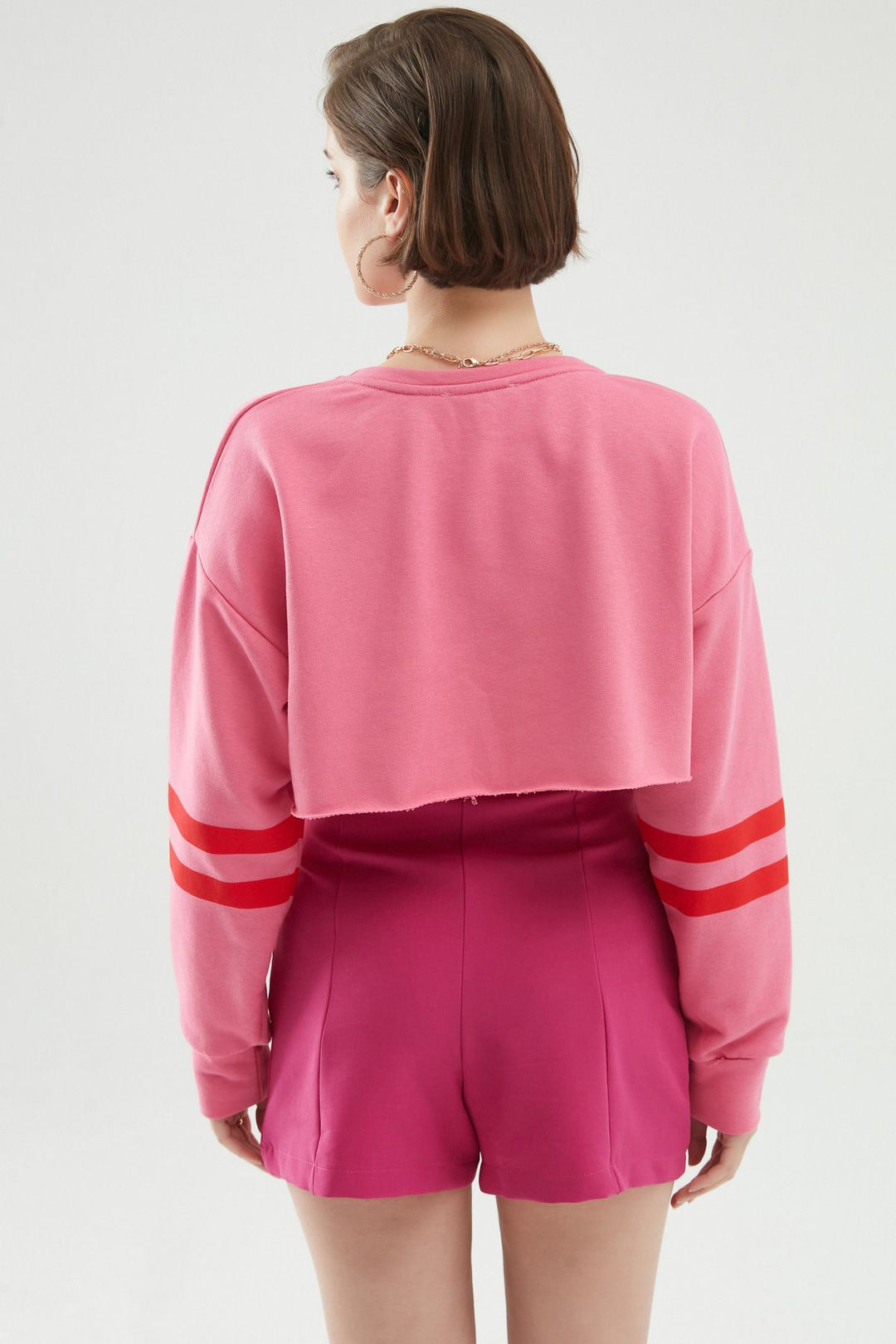 Printed Sweatshirt Pink