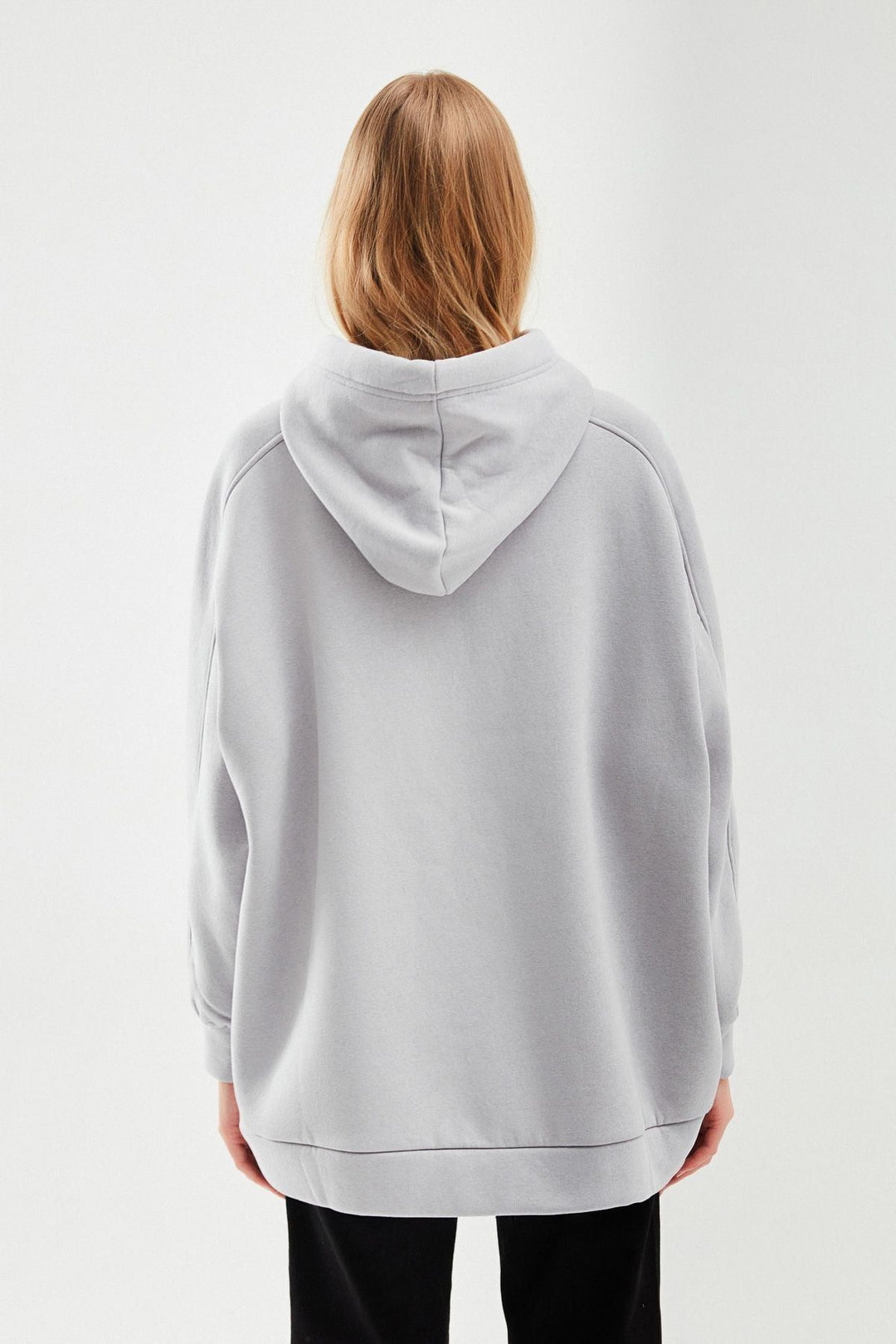 Hooded Oversize Sweatshirt Gray
