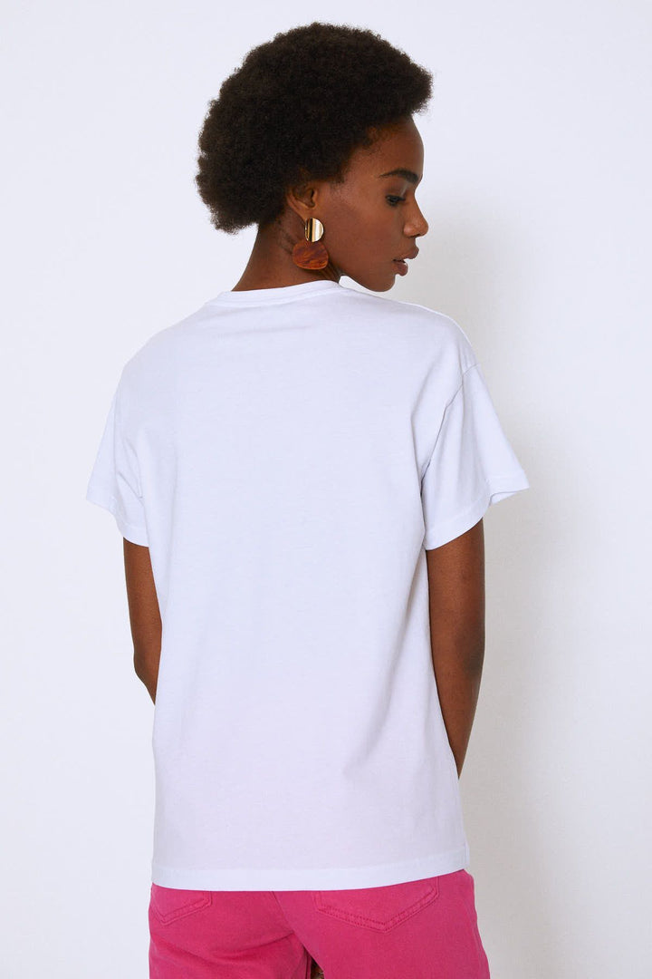 Printed T-Shirt Fuchsia