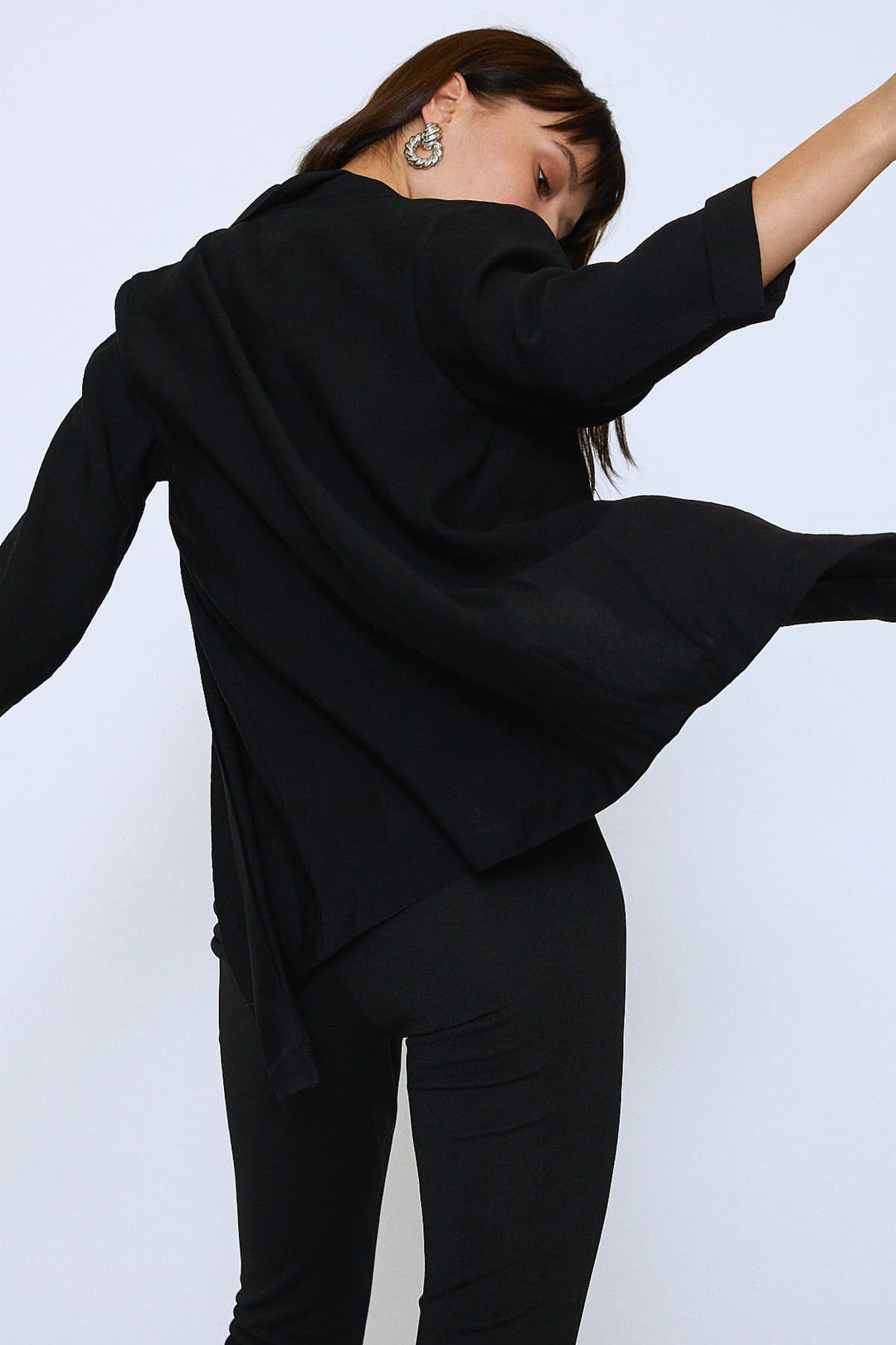 Shawl Collar Jacket Black