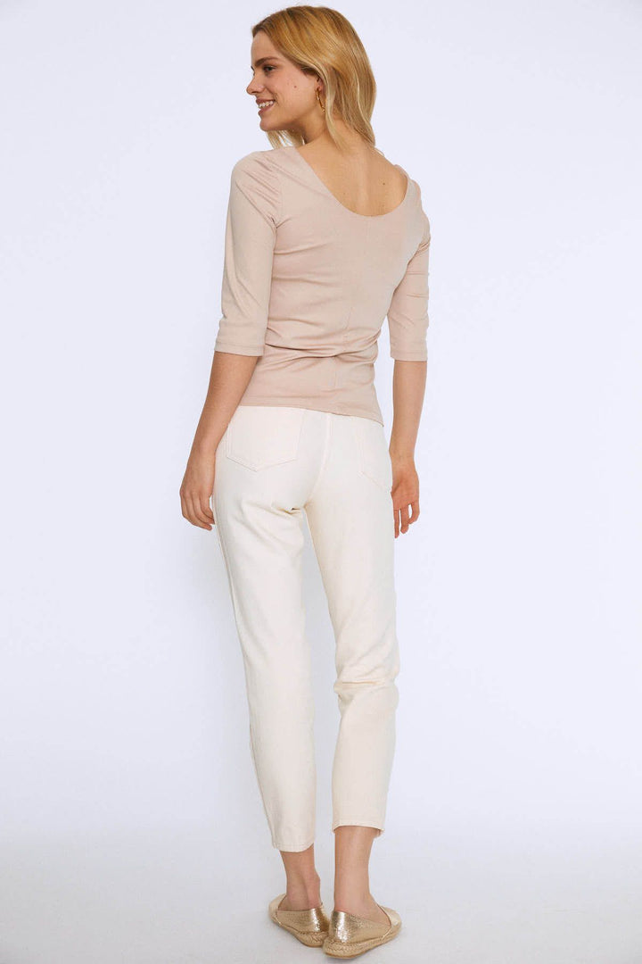 Truvakar Kol Basic Bluz Bej