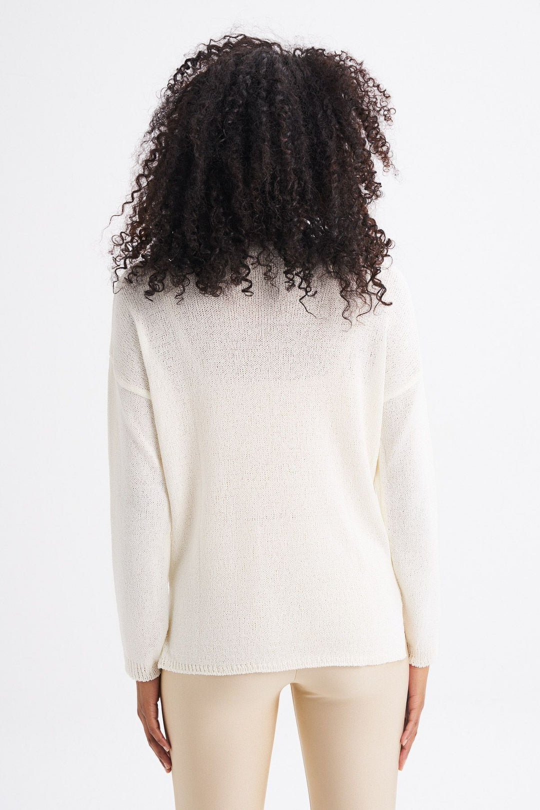 Pocket Detailed Knitwear Ecru