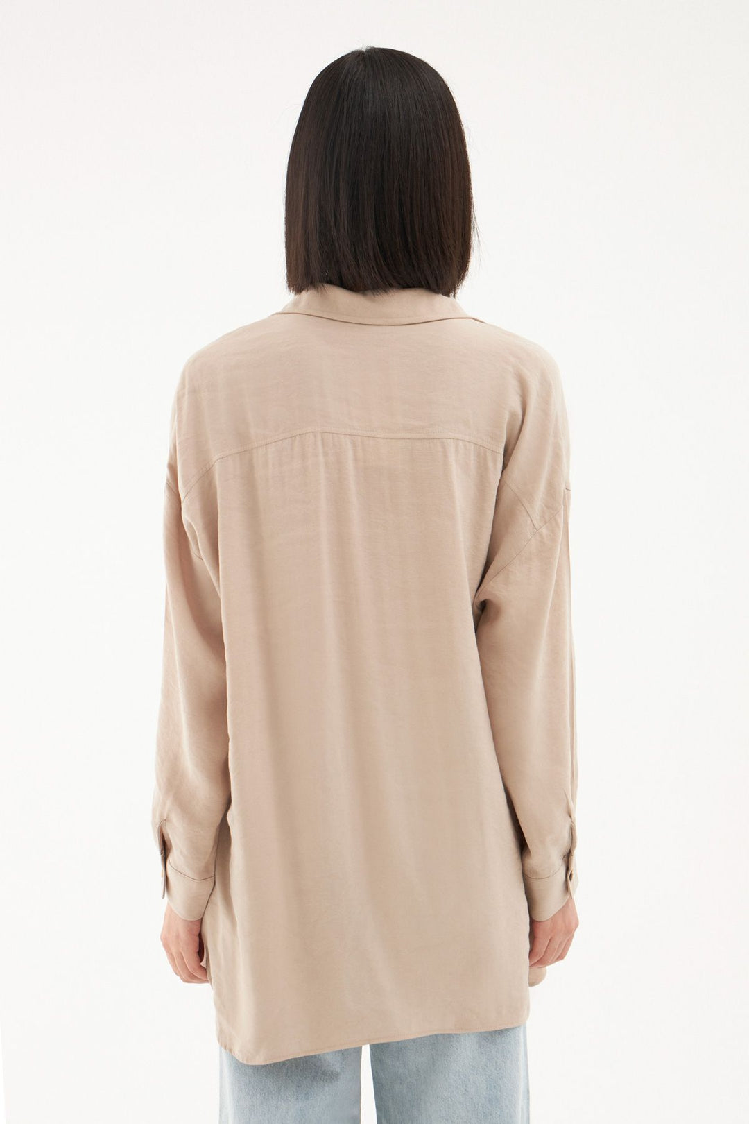 Cep Detaylı Gömlek Taş