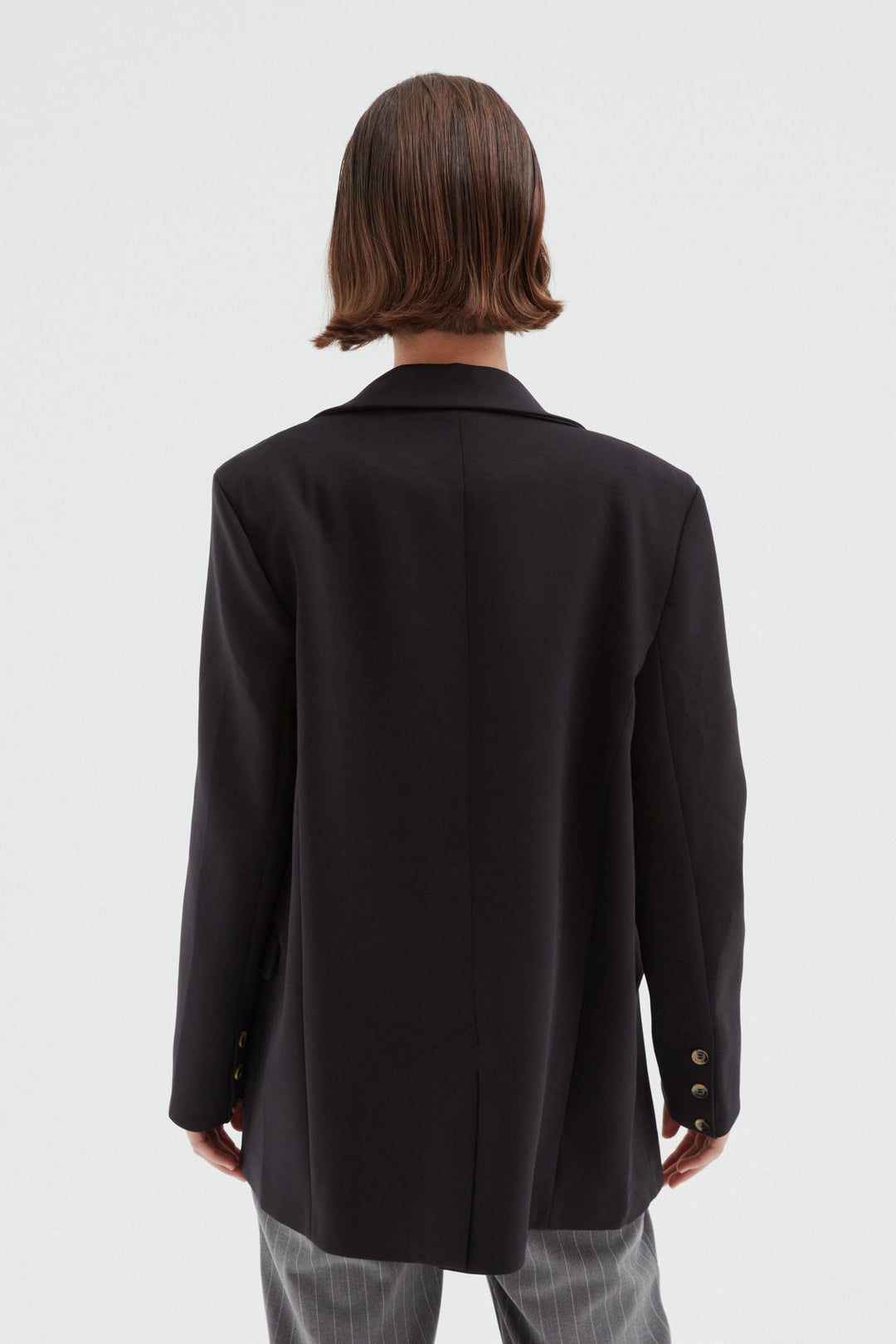 Tek Düğmeli Blazer Ceket Siyah