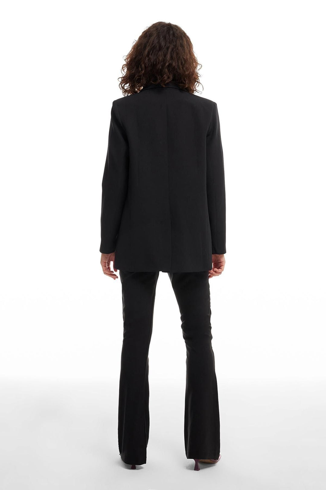 Nakış Detaylı Blazer Ceket Siyah