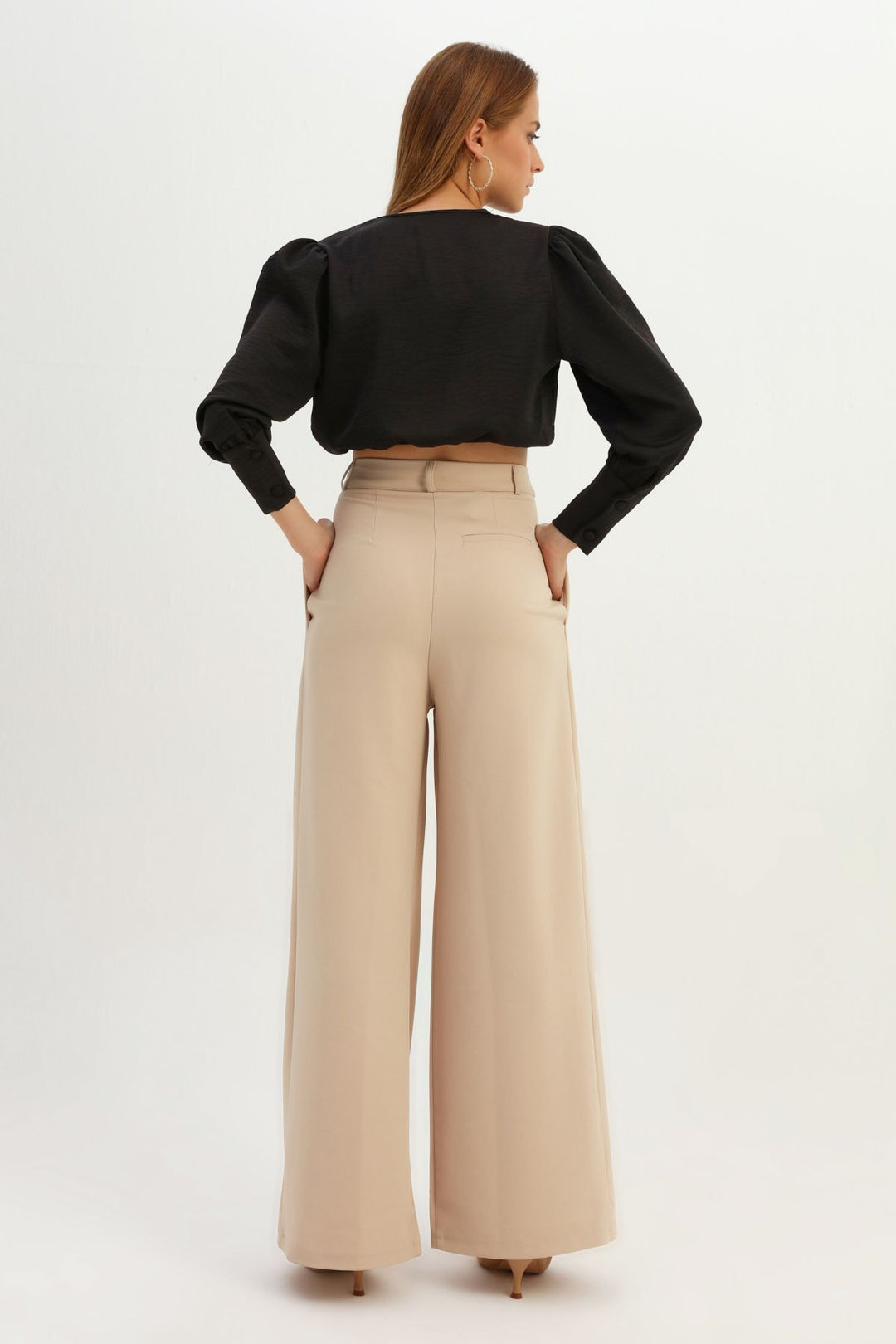 Cepli Palazzo Pantolon Bej