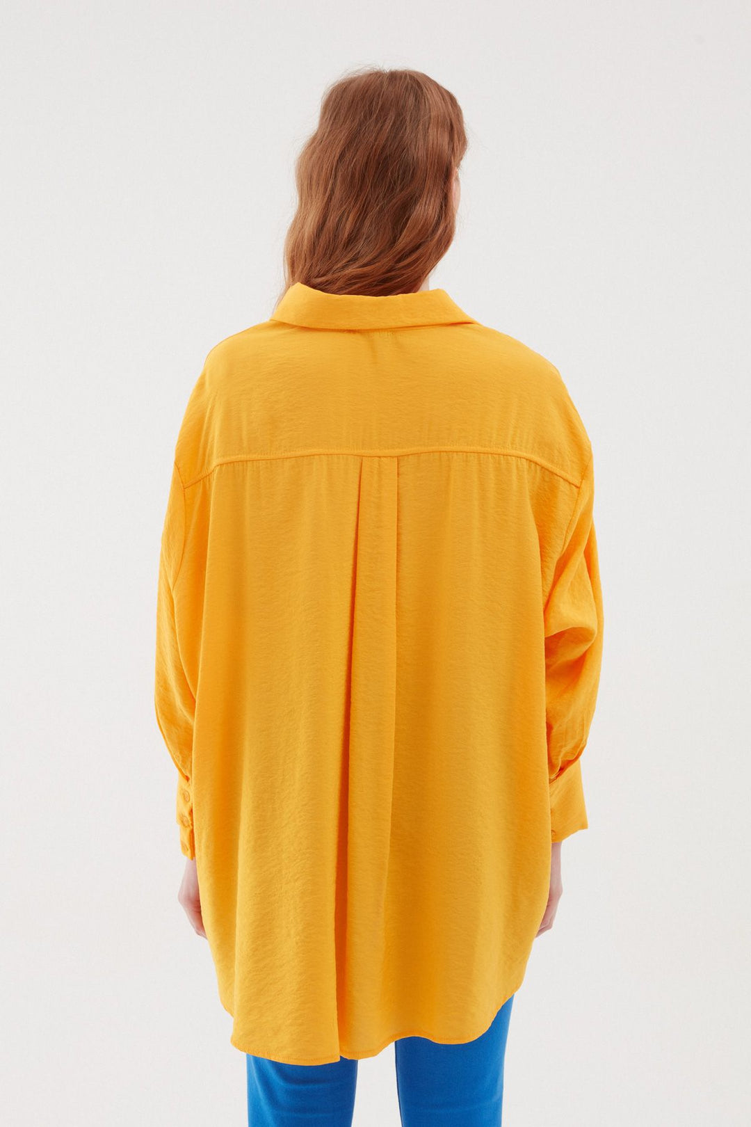 Oversize Cut Shirt Orange