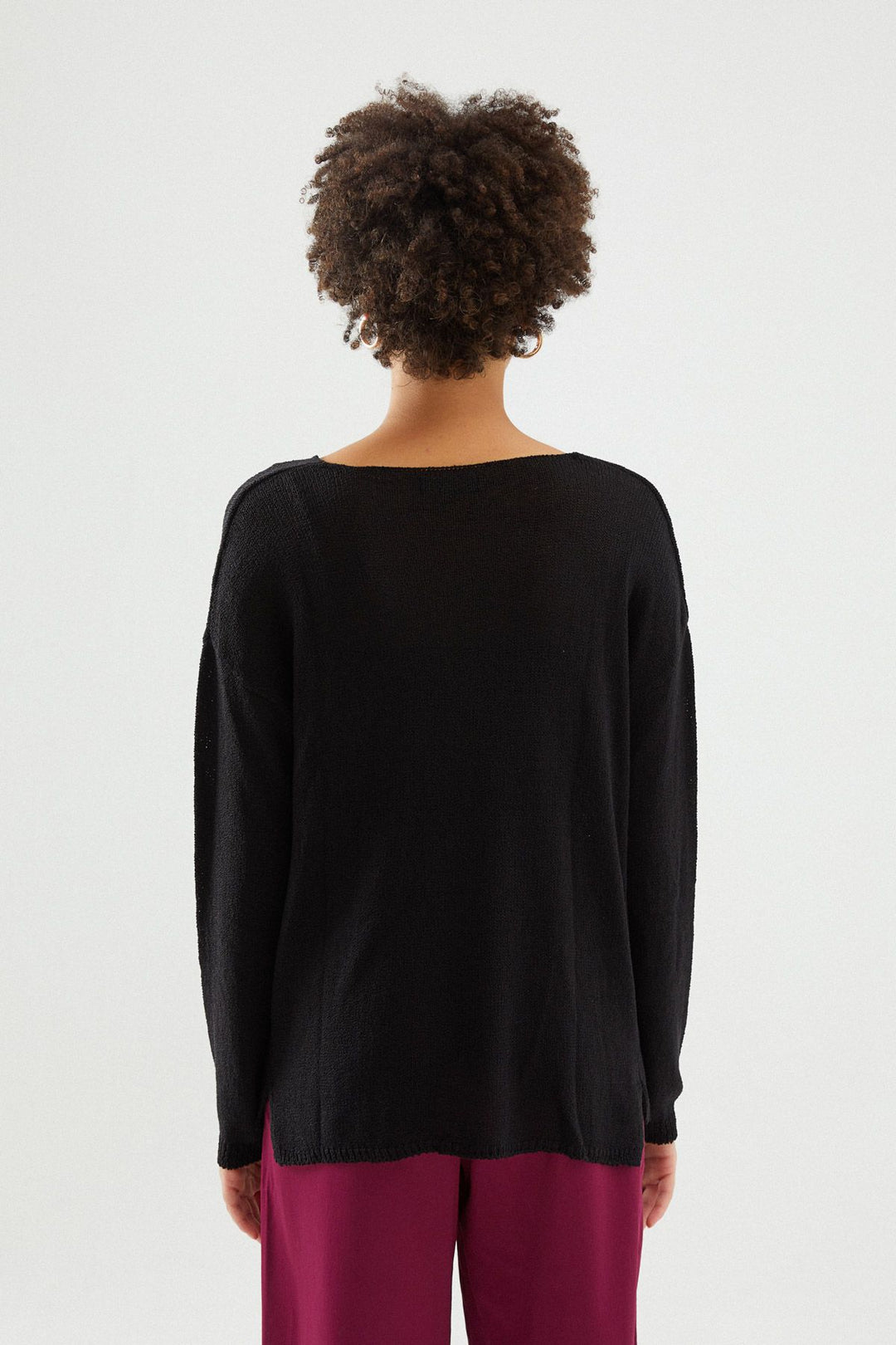 Pocket Detailed Knitwear Black