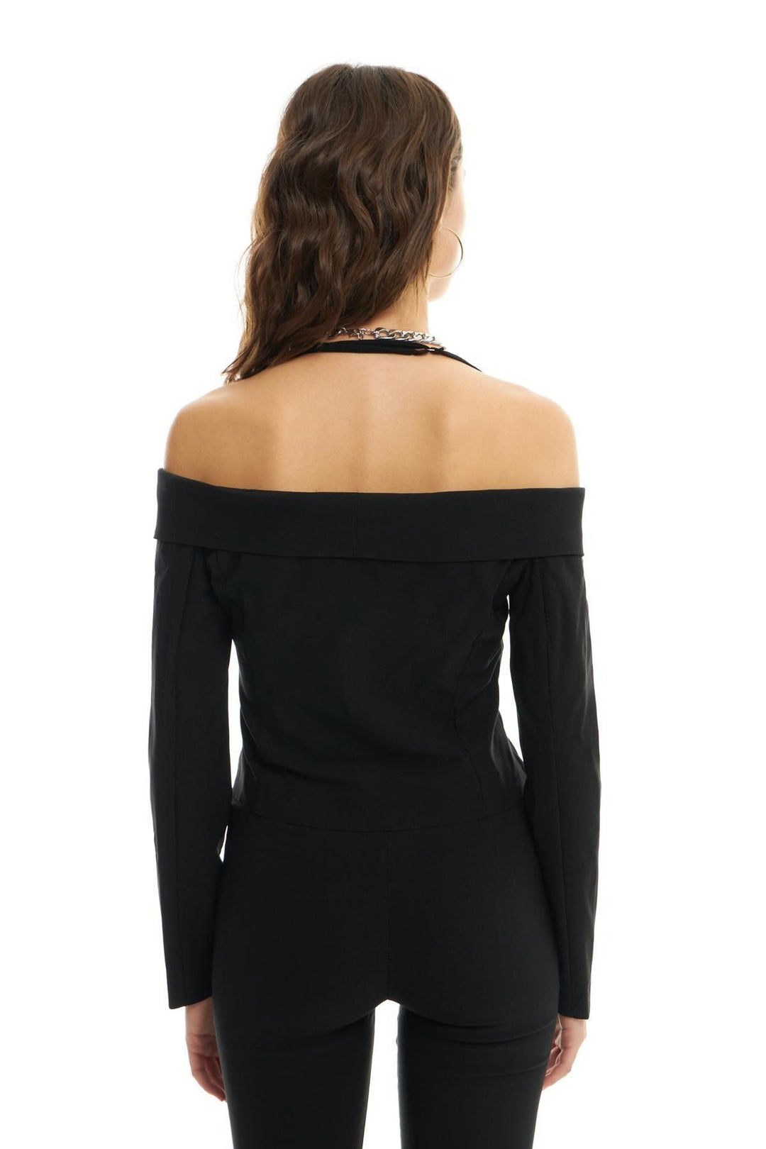 Brit Detailed Blouse Black