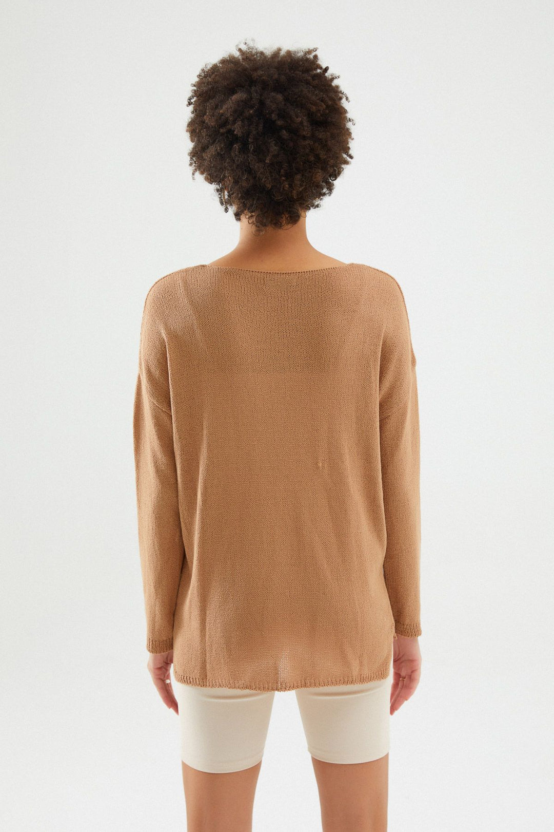 Pocket Detailed Knitwear Camel