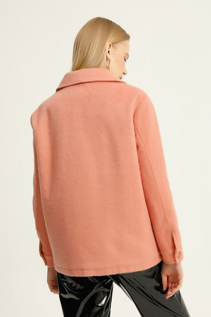 Big Pocket Coat Pink