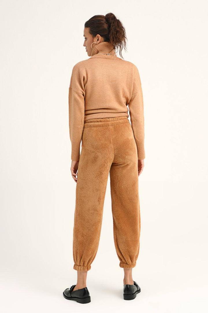 Plush Jogger Tracksuit Camel