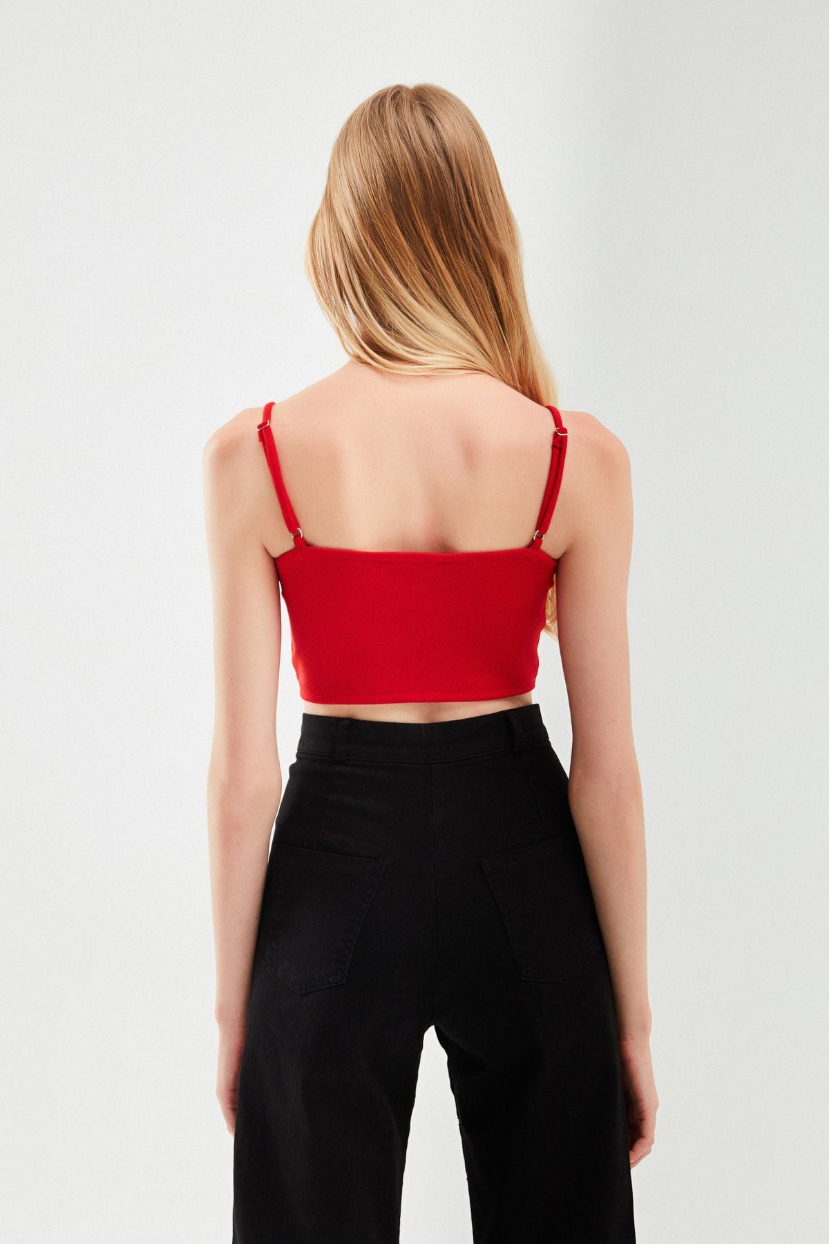 Underwire Strap Bustier Red