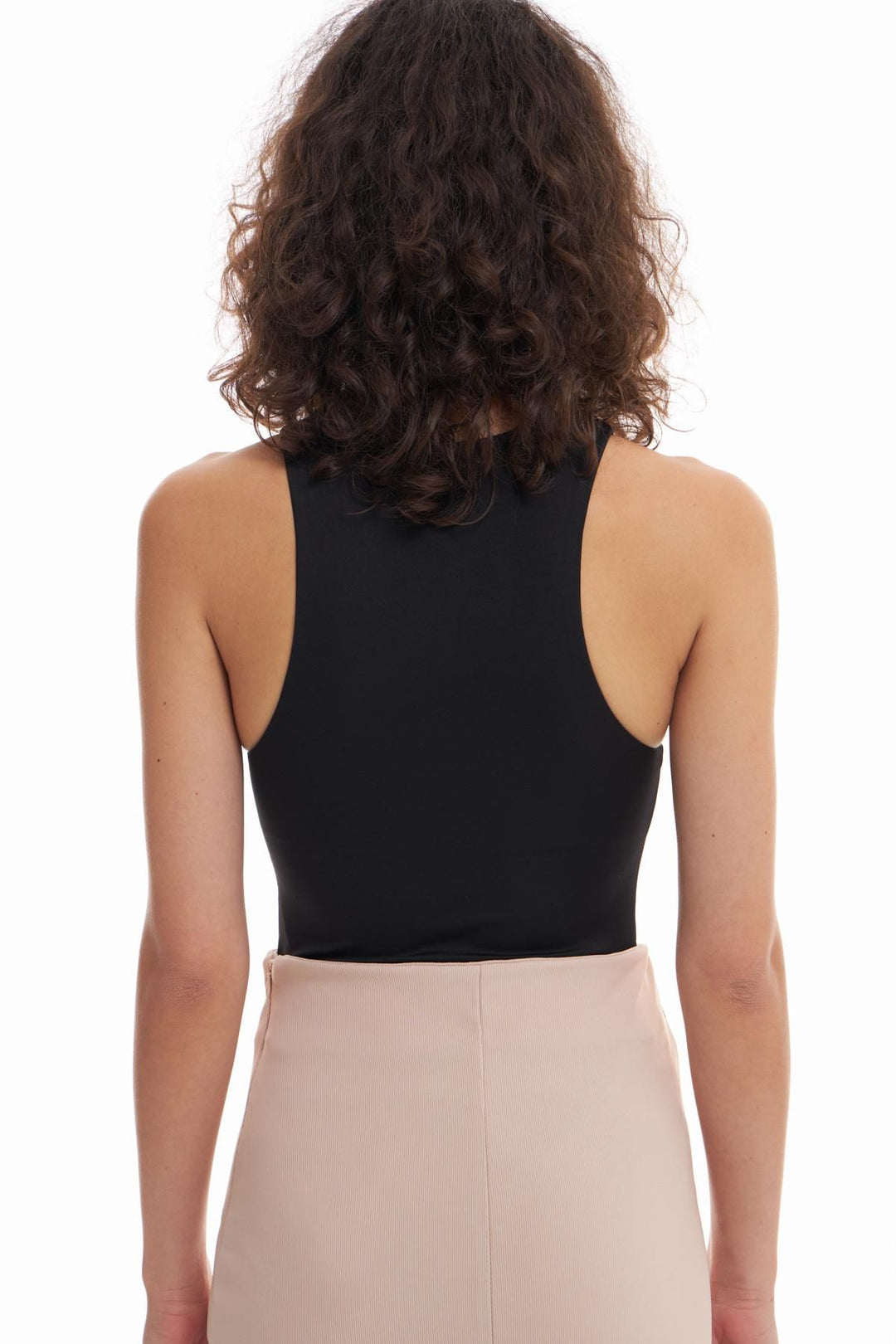 Halter Neck Bodysuit Black