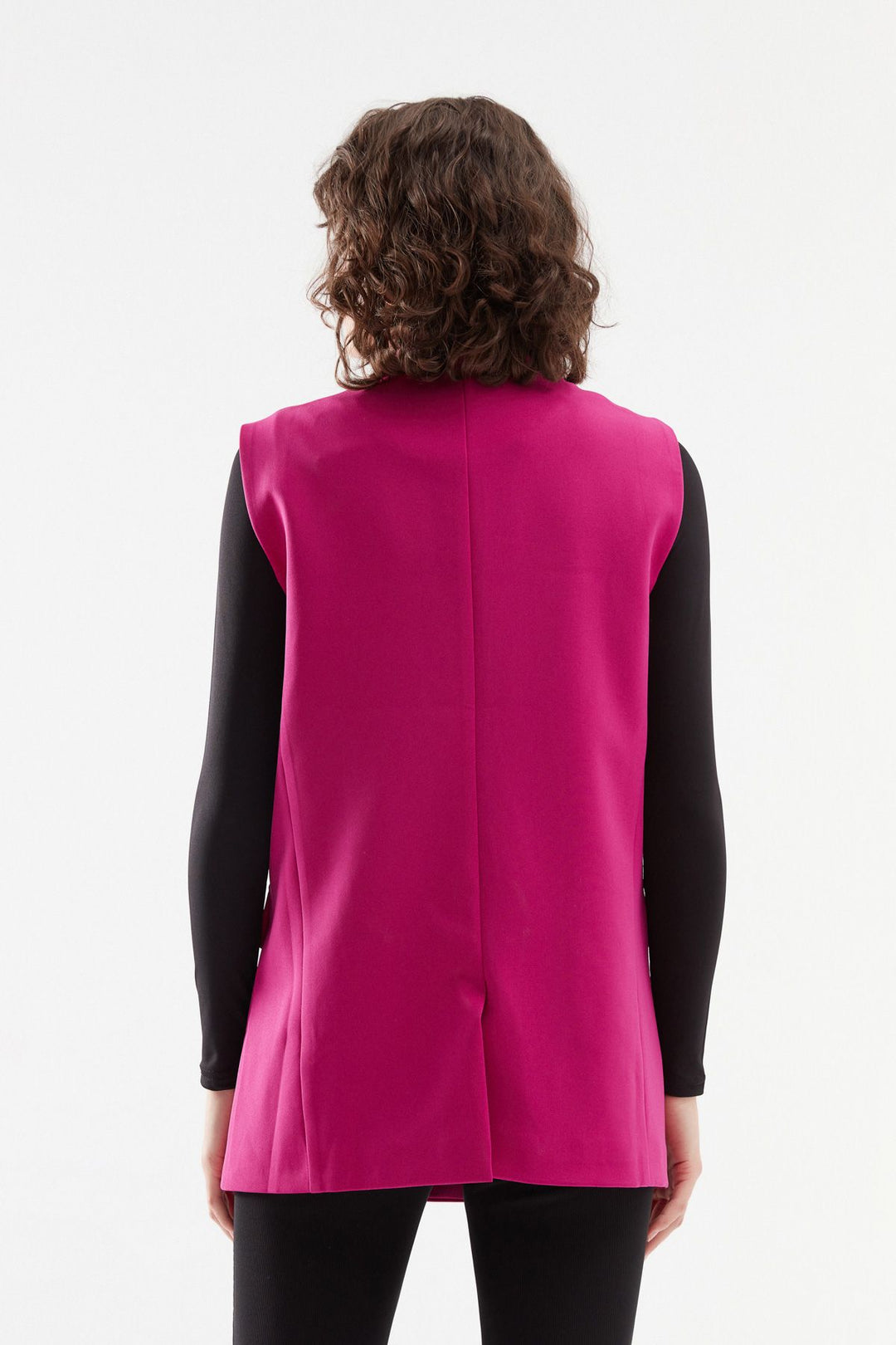 Double Breasted Vest Jacket Orchid