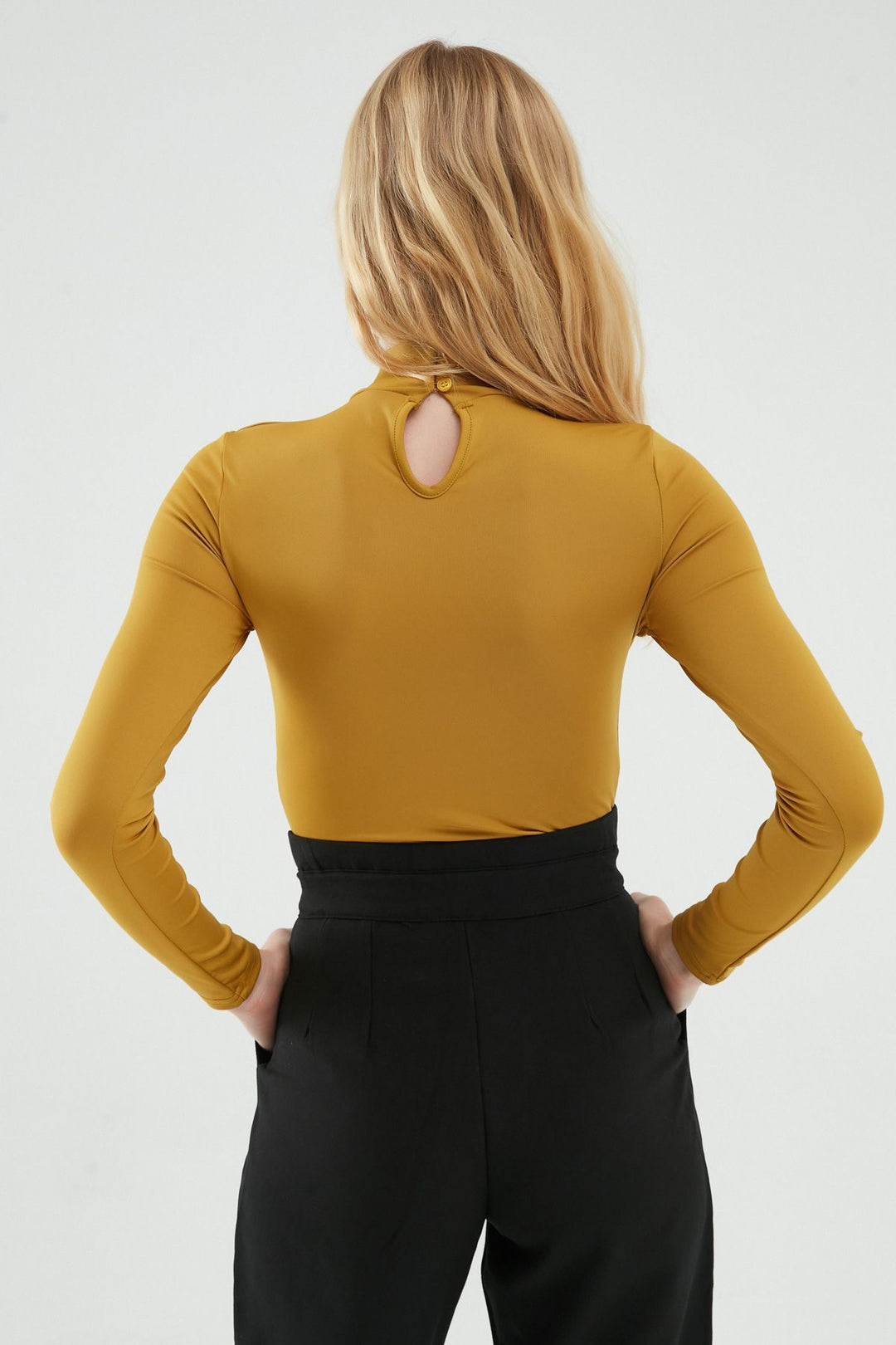 Turtleneck Bodysuit Olive