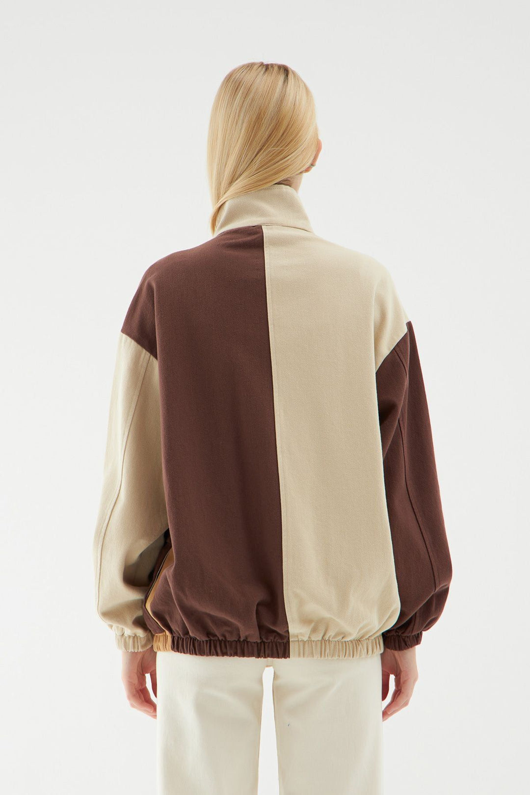 Beli Lastikli Gabardin Ceket Bej