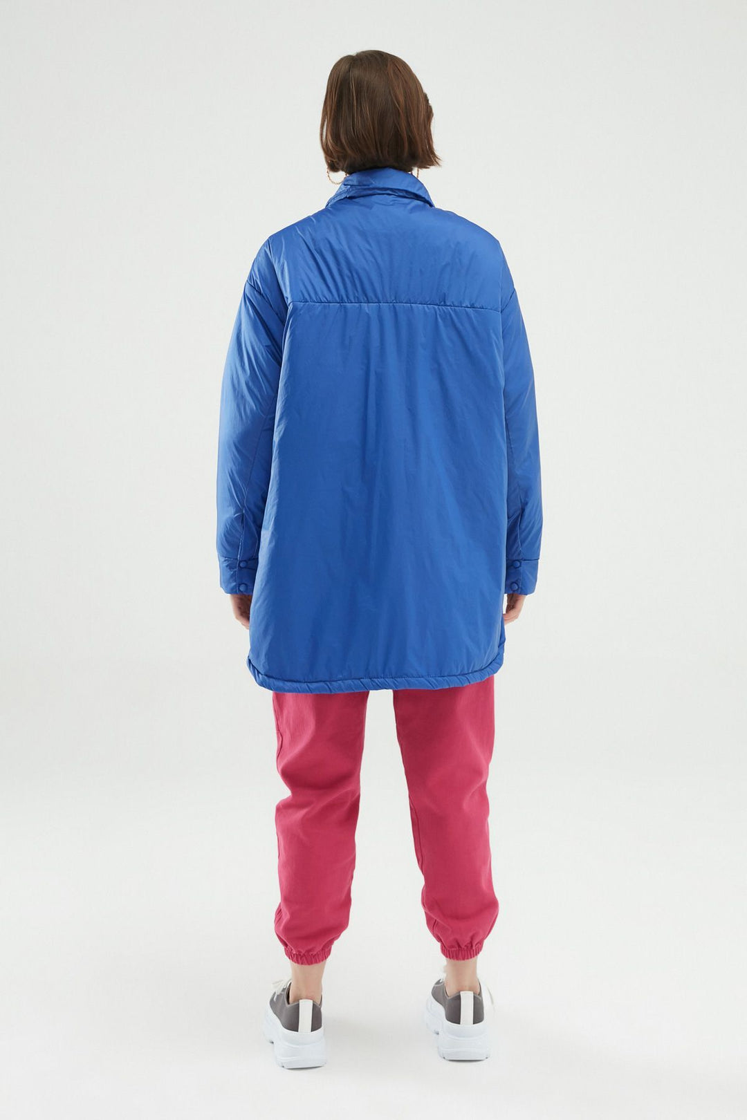 Oversize Long Jacket Sax