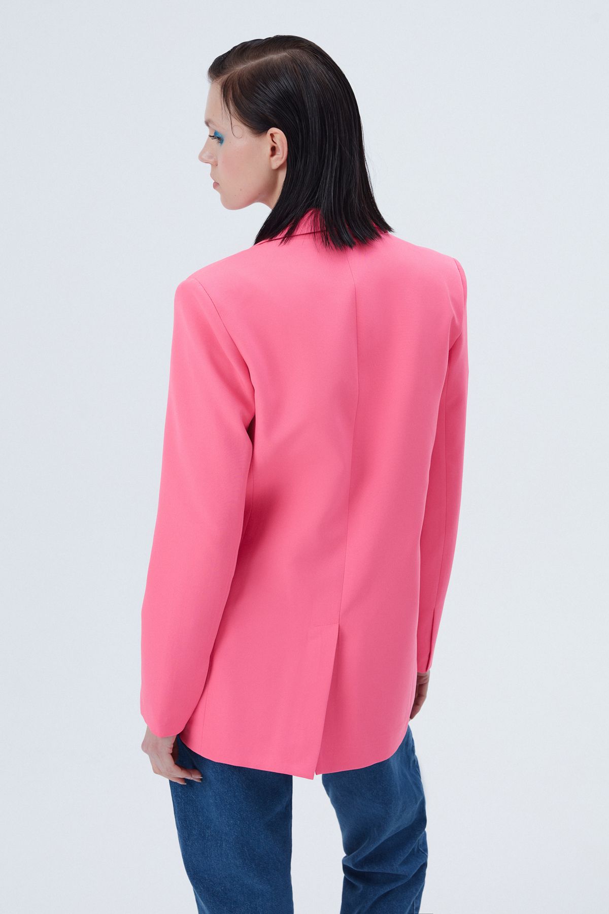 Blazer Jacket Neon Pink
