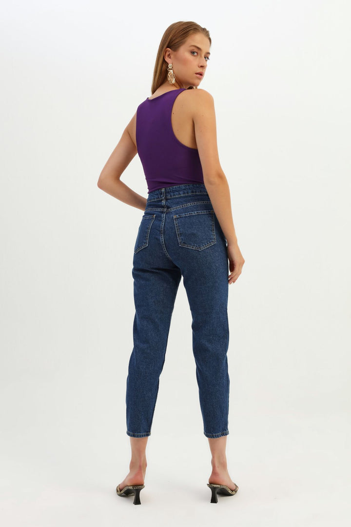 Halter Neck Bodysuit Purple