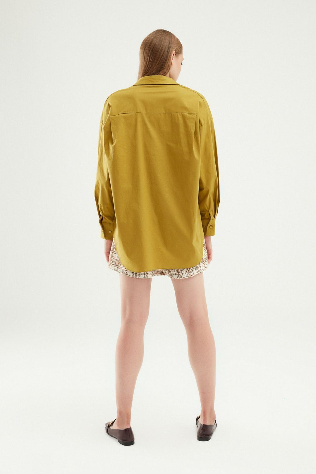Oversize Basic Shirt Olive