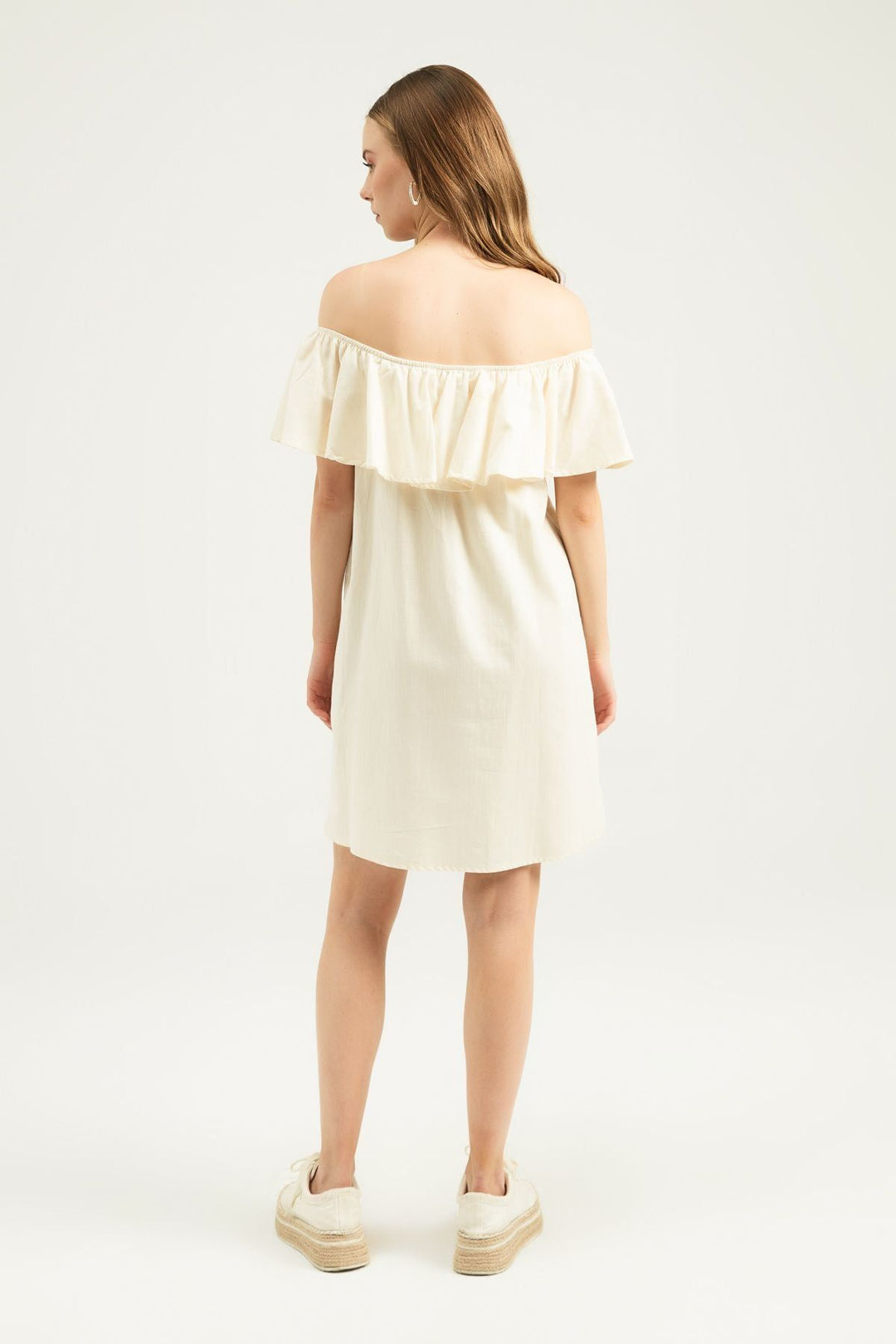 Flywheel Mini Length Dress Natural