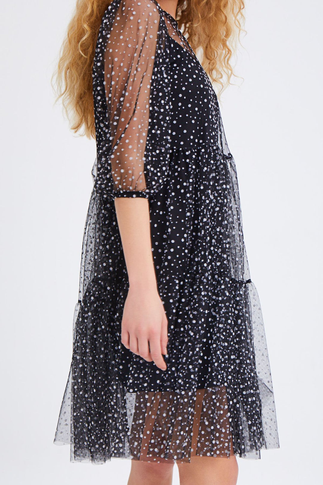 Long Sleeve Midi Dress Black