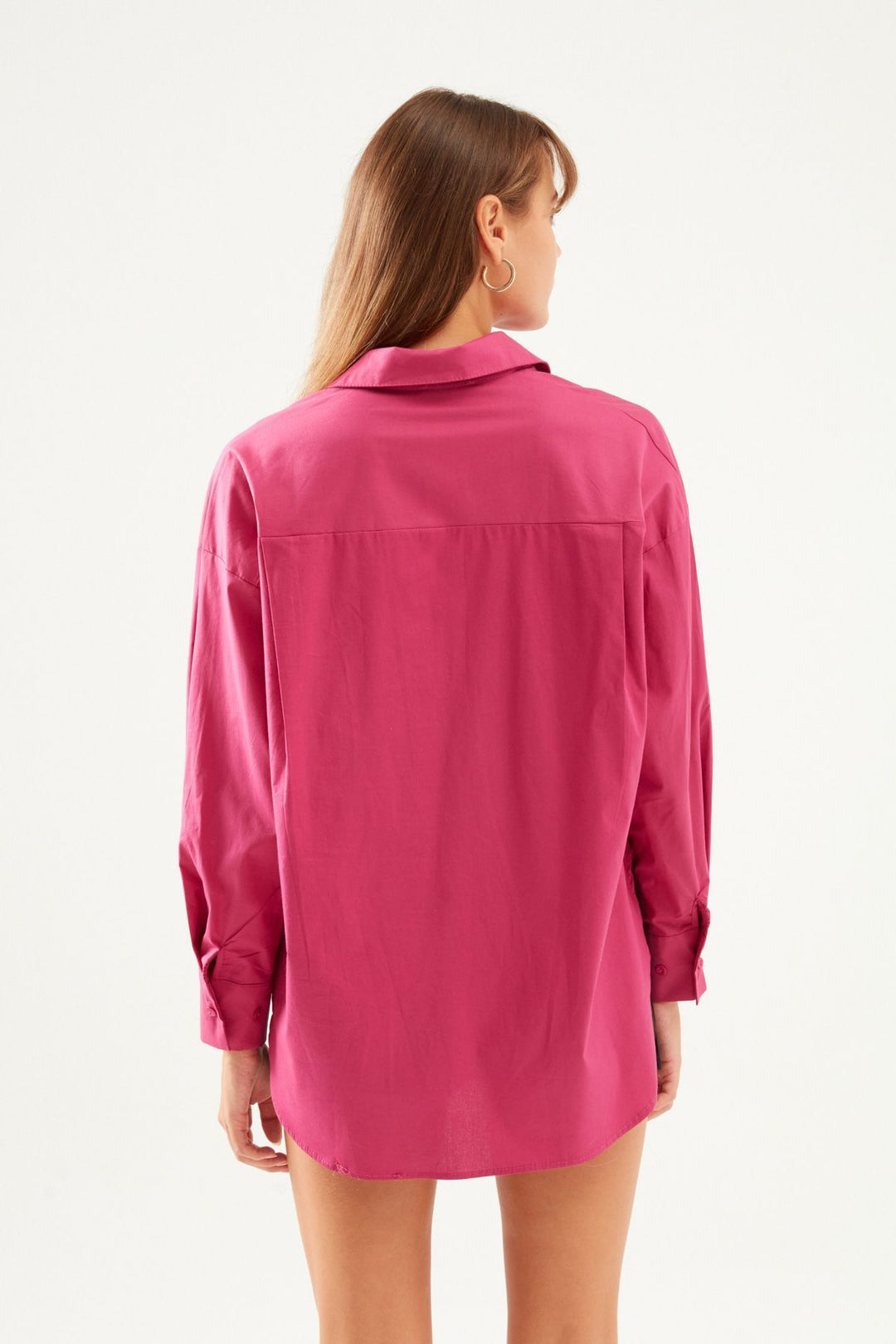 Oversize Basic Shirt Orchid