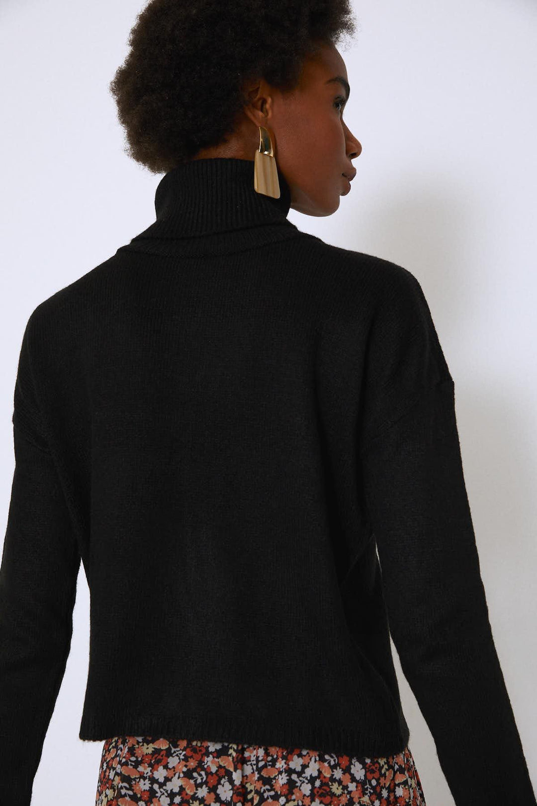 Turtleneck Sweater Black