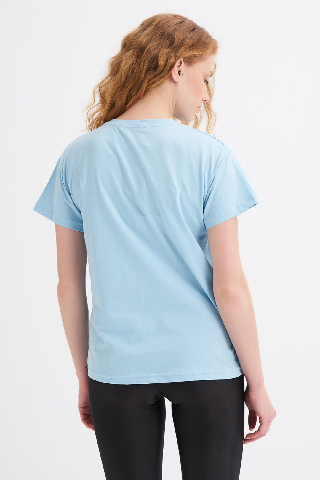 Baskılı Tişört Bebe Mavi