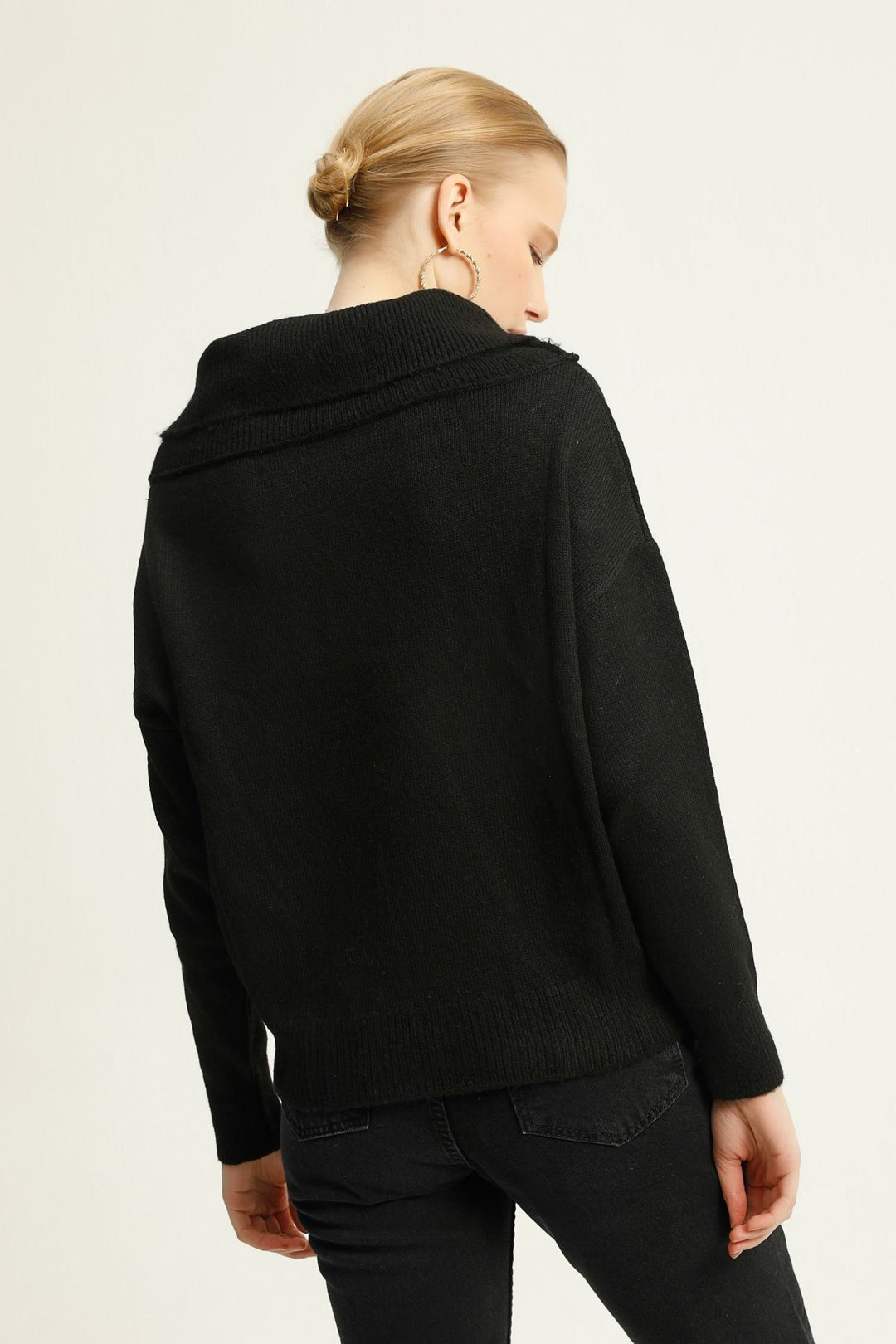 Turtleneck Sweater Black