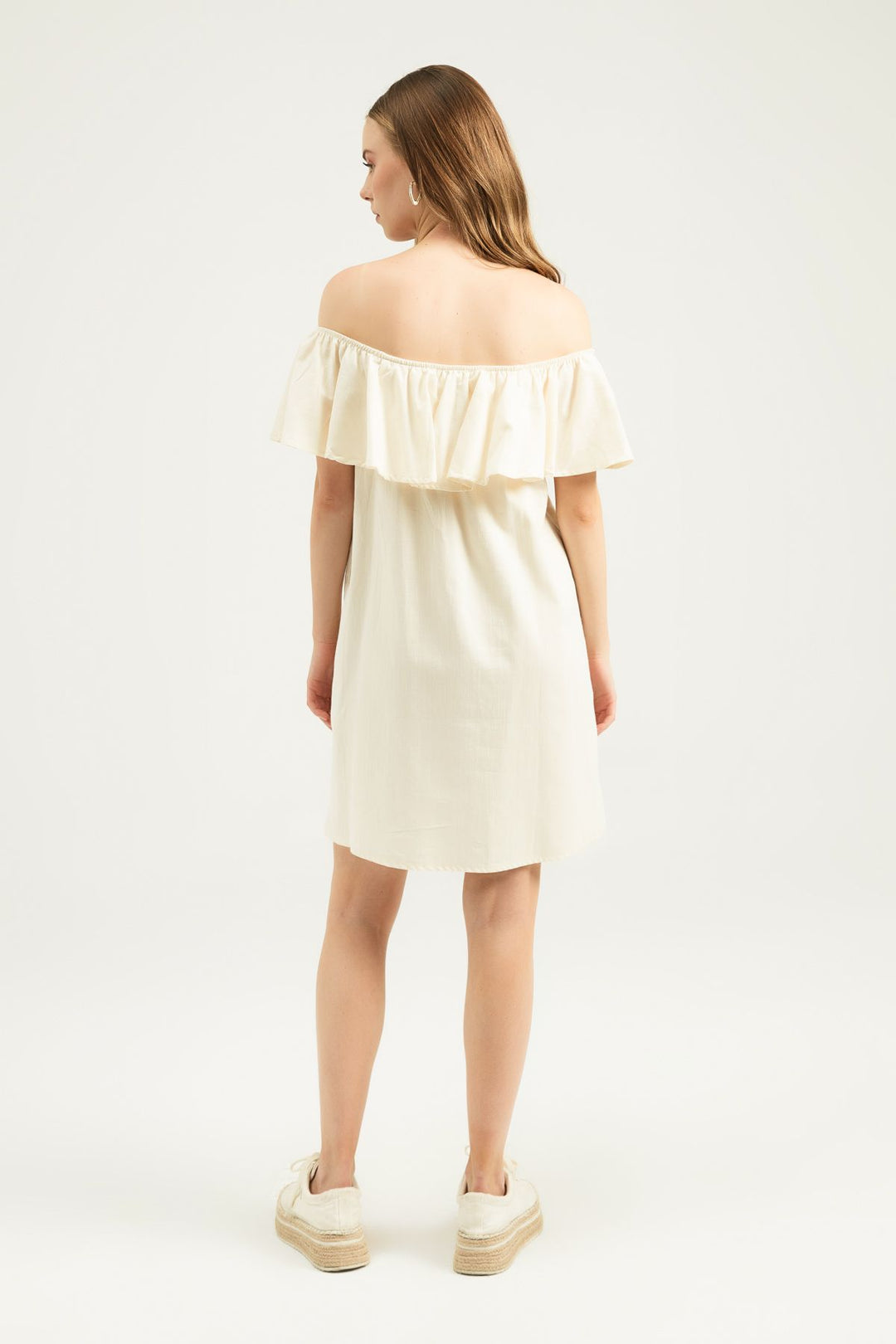 Flywheel Mini Length Dress Natural