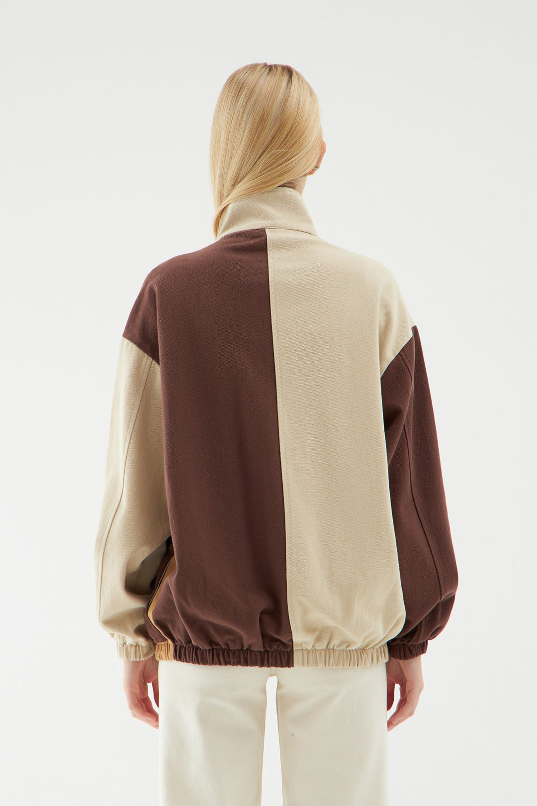 Beli Lastikli Gabardin Ceket Bej