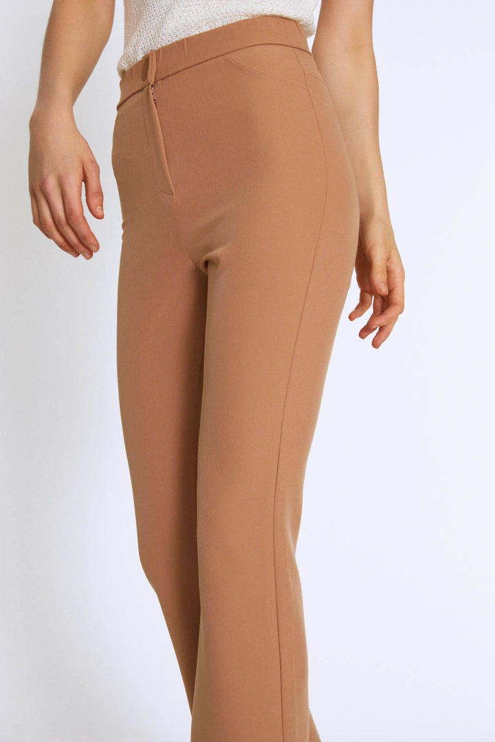 İspanyol Paça Pantolon Camel