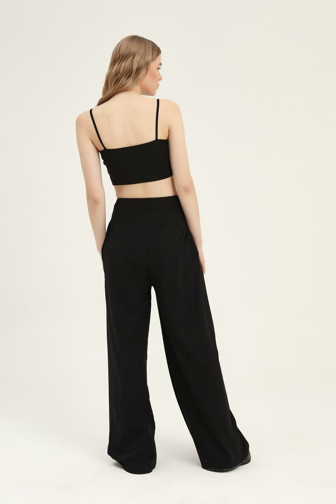 Cepli Palazzo Pantolon Siyah