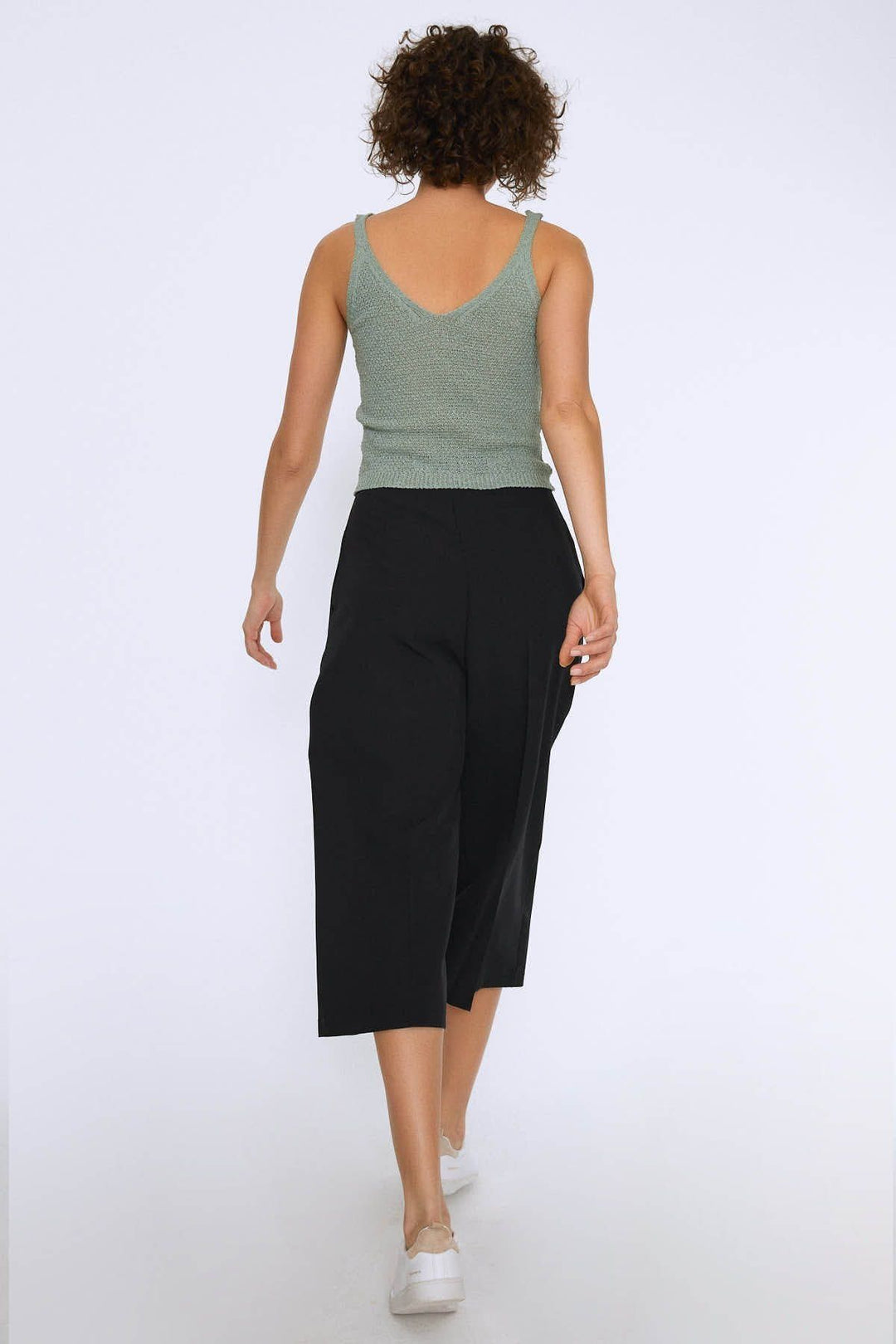 Strap V Neck Knitwear Mint