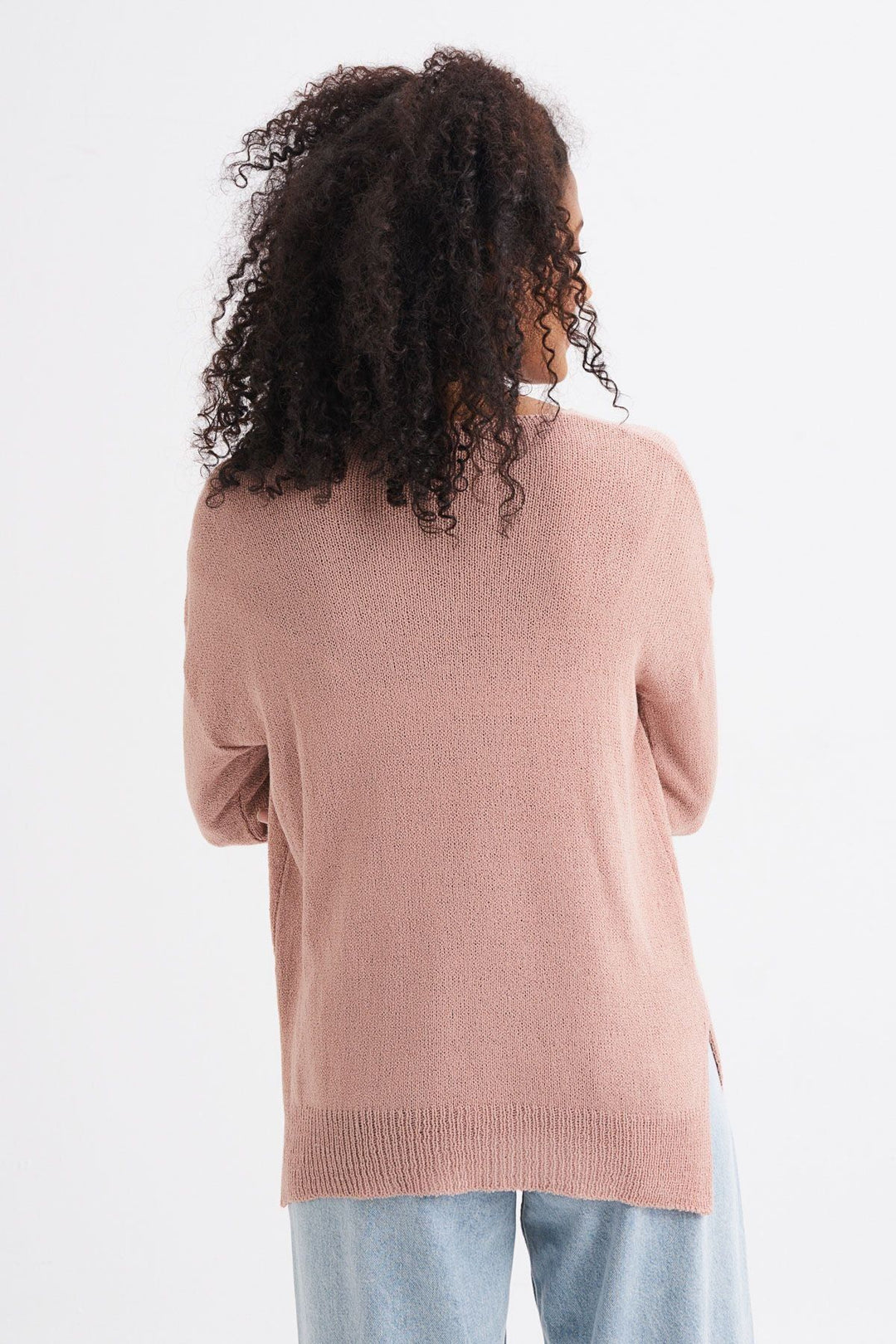 V Neck Knitwear Powder