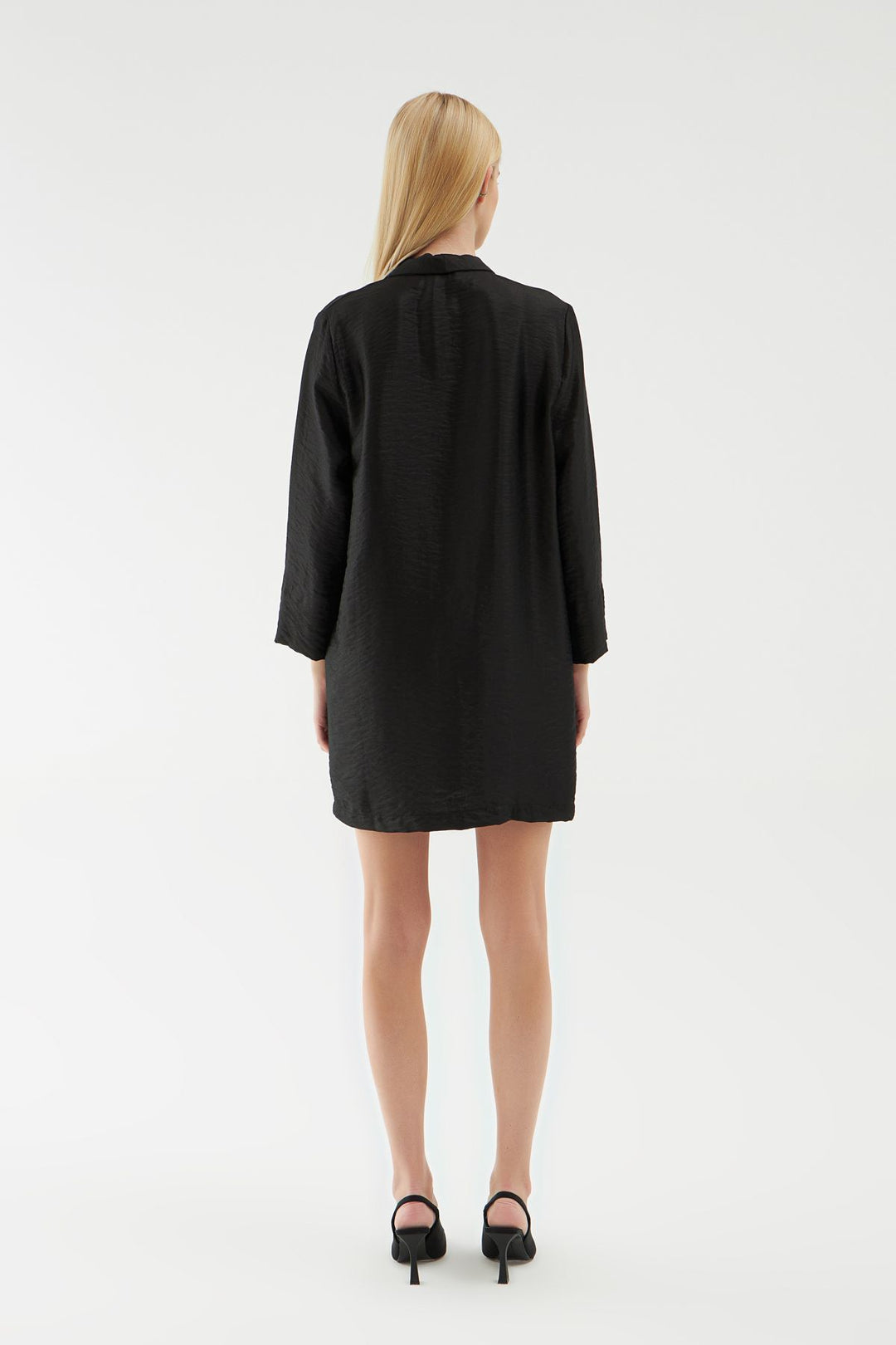 Long Blazer Jacket Black