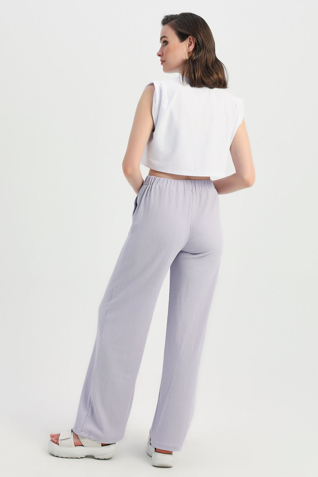 Cepli Bol Paça Pantolon Lila