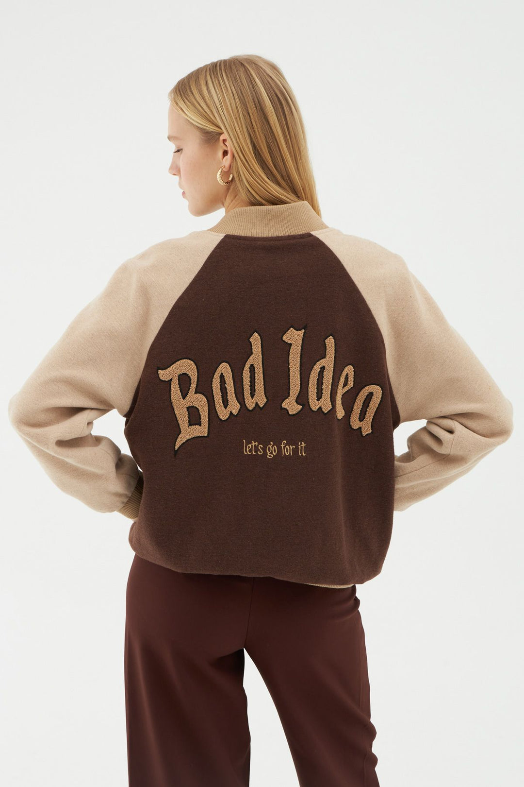 College Jacket Beige