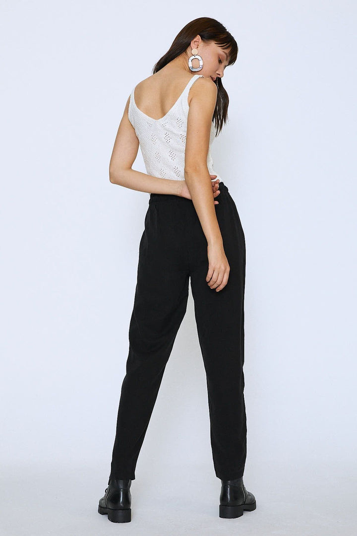 Hanging Openwork V Neck Knitwear Ecru