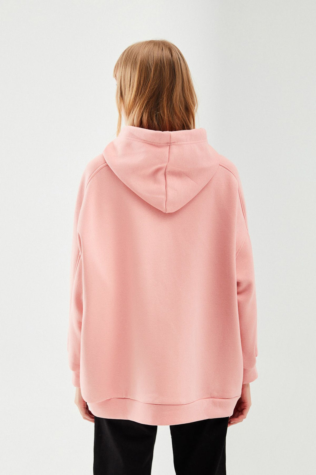 Hooded Oversize Sweatshirt Powder