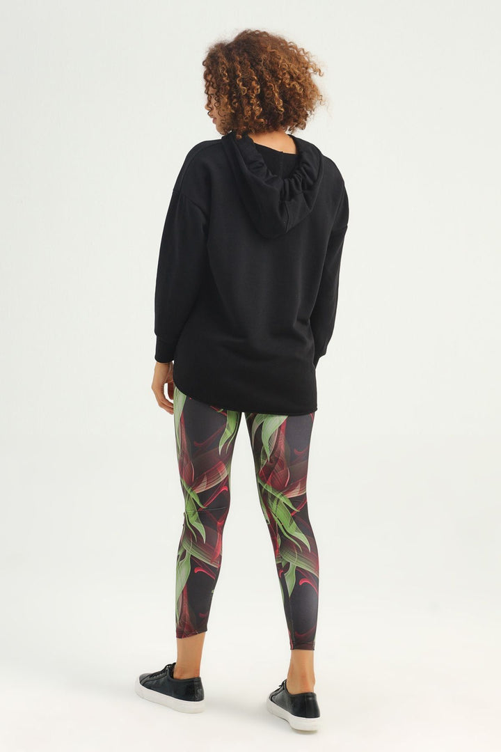 Hooded Oversize Sweatshirt Black