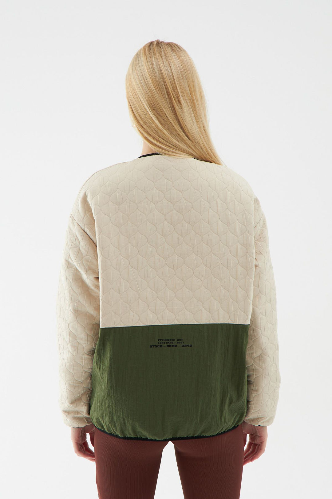 Pocket Quilted Jacket Beige