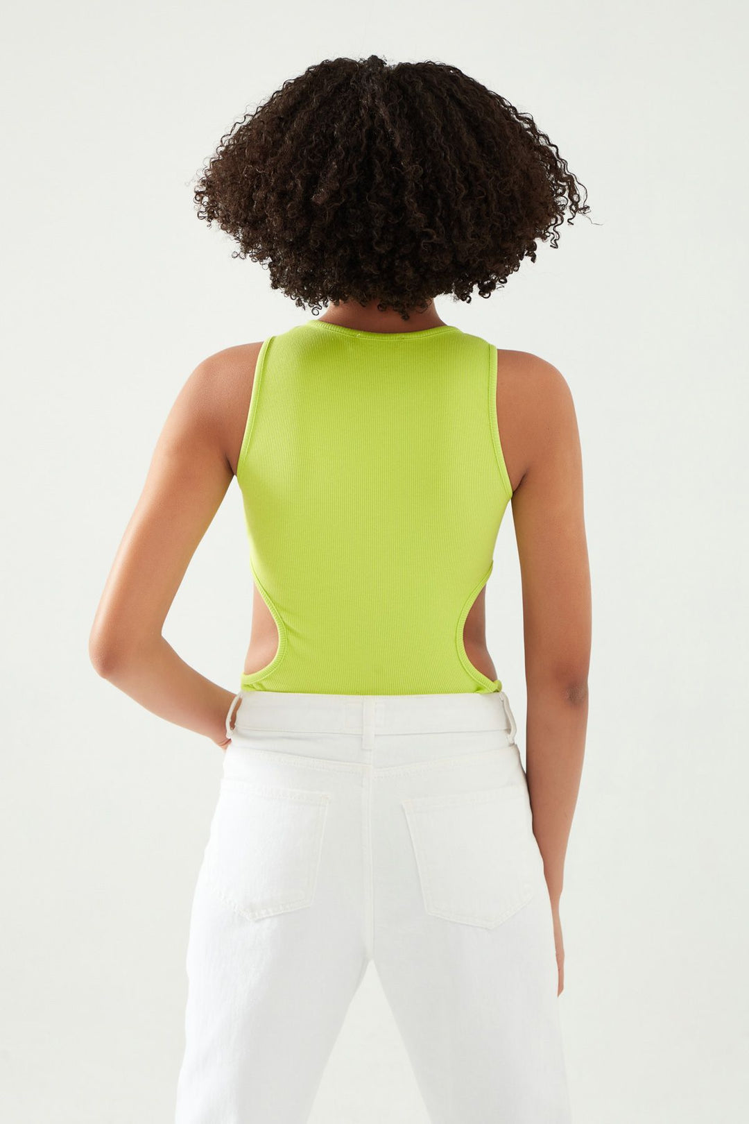 Decollete Detailed Bodysuit Green